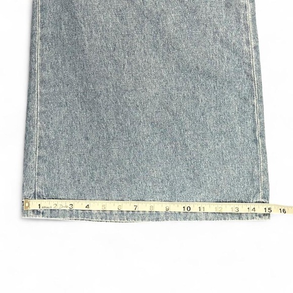 Versailles Sailor Button Denim Culotte Shorts High Waist Nautical Wide Leg 12 - Picture 7 of 8